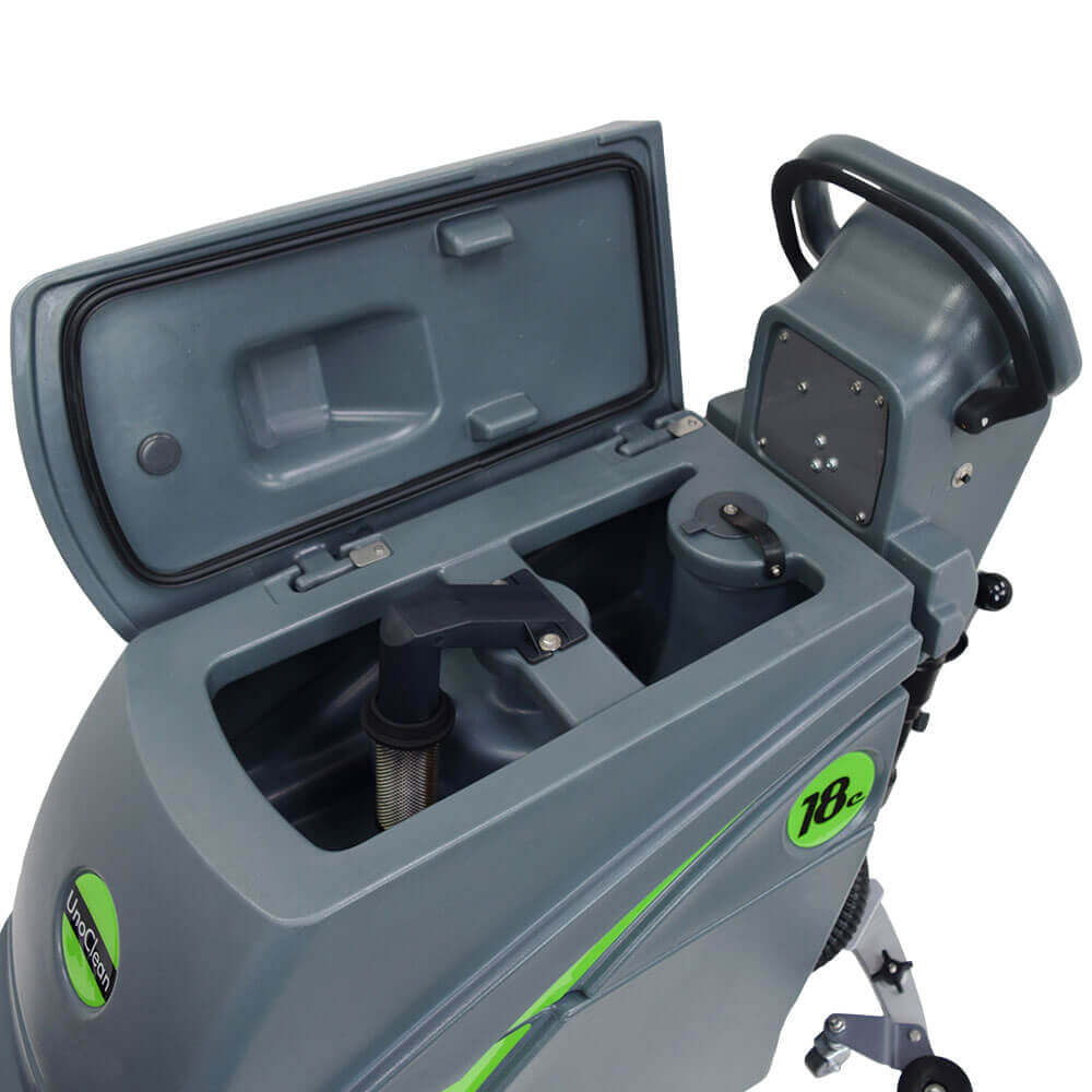 Electric Floor Scrubber Walk Behind Automatic 18" Cleaning Path